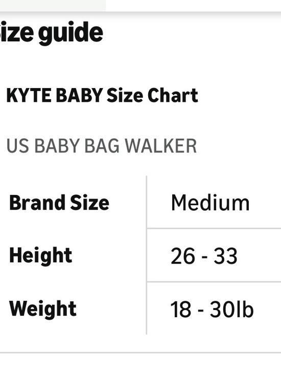 Kyte baby sleep bag walker size M 0.5TOG - Picture 5 of 5